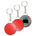 Key Chain Bottle Opener - Red/White Color Changing Stock Design (Blank)